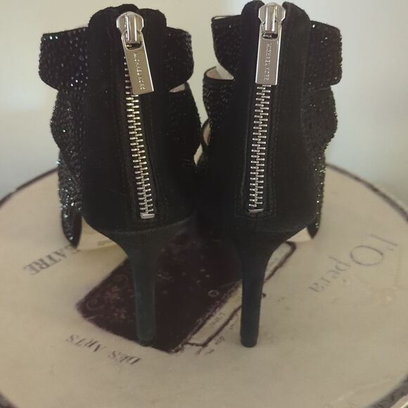 - - Michael Kors Gladiators Sequins Open Toe Heel Shoes - Picture 6 of 11